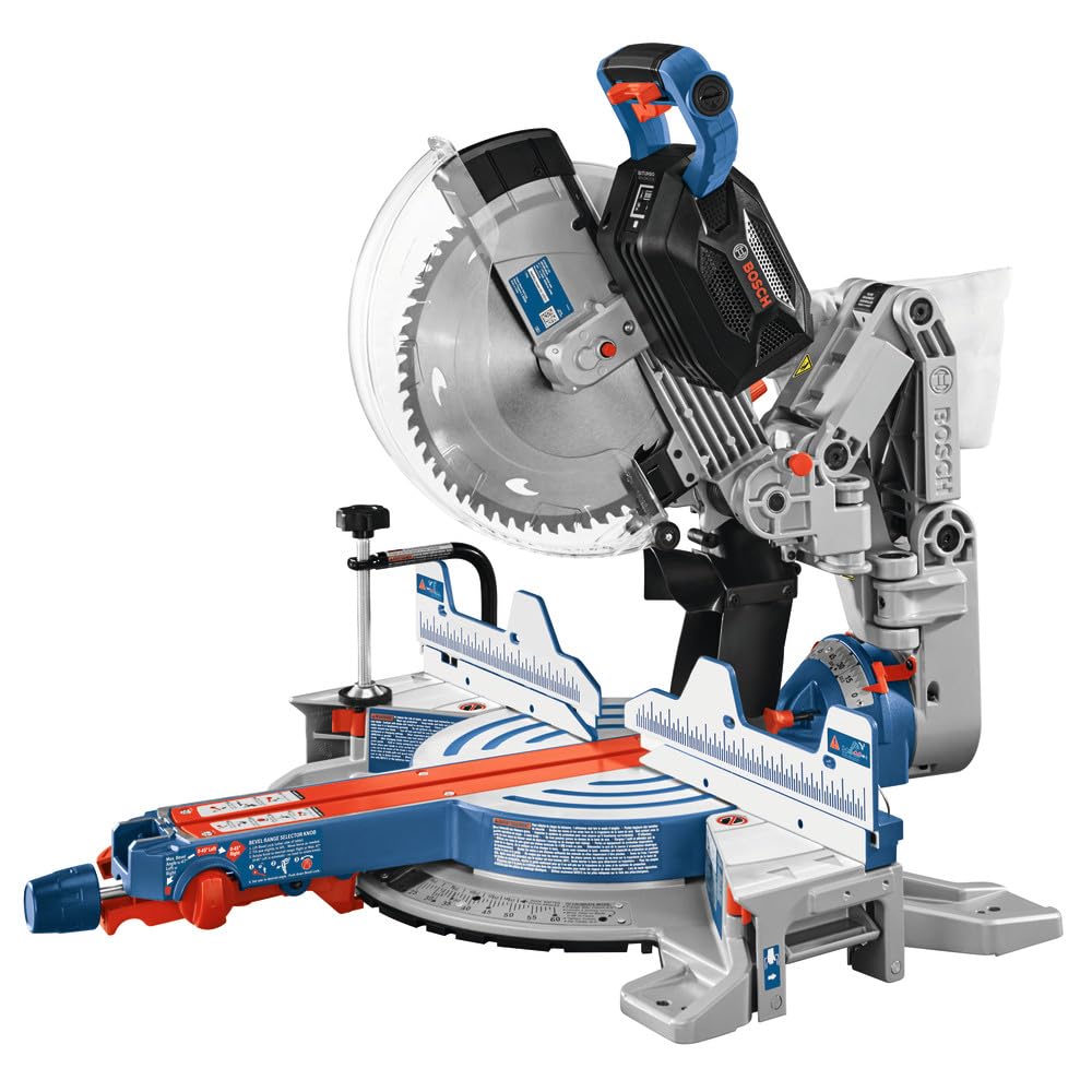 BOSCH GCM18V-12GDCN PROFACTOR™ 18V 12 In. Dual-Bevel Glide Miter Saw (Bare Tool)