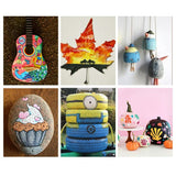 PENTRISTA Acrylic Paint Set,48 Colors Artist Grade Acrylic Paints for Artists,12ml/Tube with 3 Art Brushes & 1 Palette for Beginners and Kids, Craft PENTRISTA