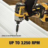 DEWALT 20V MAX* XR Impact Driver, 3-Speed, 1/4-Inch (DCF887P1) DEWALT