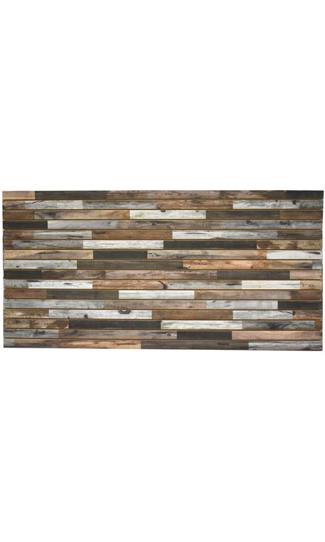 4 Foot x 8 Foot Horizontal Distressed Wood Slatwall Panel SSWBasics