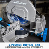 Evolution S355MCS 14" Mitering Chop Saw/Heavy Duty/Metal Cutting Evolution