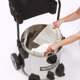 WORKSHOP Wet/Dry Vacs Vacuum WS1600SS Heavy Duty Stainless Steel Wet/Dry Vacuum Cleaner, 16-Gallon Stainless Steel Shop Vacuum Cleaner, 6.5-Peak HP Workshop