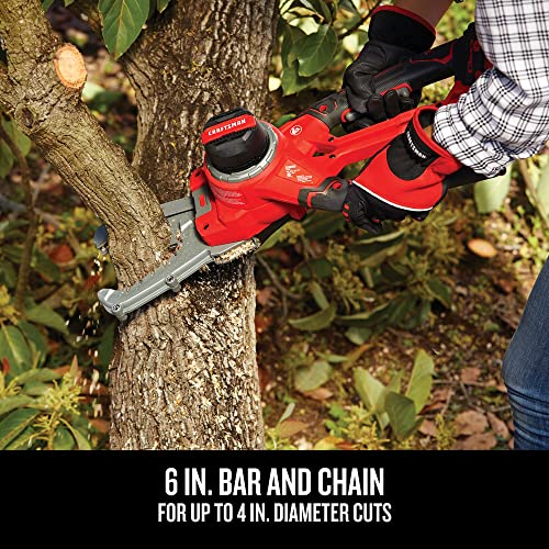 CRAFTSMAN V20 Cordless Lopper, 6 inch, Battery and Charger Included (CMCCSL621D1)