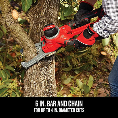 CRAFTSMAN V20 Cordless Lopper, 6 inch, Battery and Charger Included (CMCCSL621D1) - WoodArtSupply