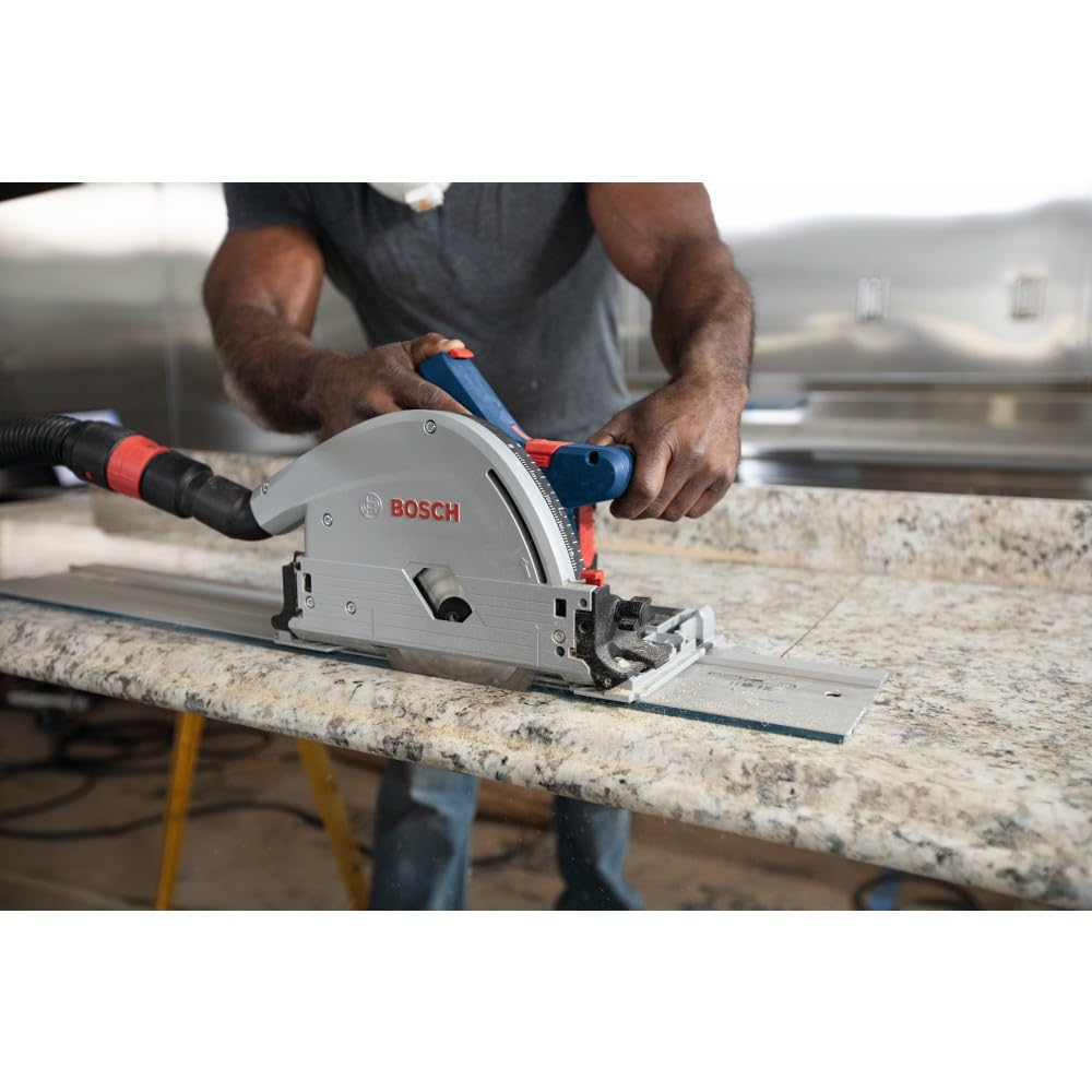 BOSCH GKT18V-20GCL14 PROFACTOR™ 18V Connected-Ready 5-1/2 In. Track Saw Kit with (1) CORE18V® 8 Ah High Power Battery