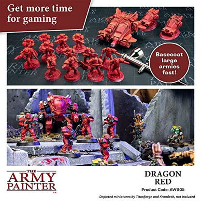 The Army Painter Warpaint Air Dragon Red - Acrylic Non-Toxic Heavily Pigmented Water Based Paint for Tabletop Roleplaying, Boardgames, and Wargames - WoodArtSupply