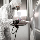 HVLP Spray Gun Set, Automotive Paint Spray Paint Gun Mini Air Paint Sprayer with 10 Disposable 400ML Cups for Car Furniture Body Repair Painting Aflybltol