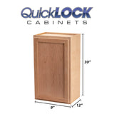 Quicklock RTA (Ready-to-Assemble) Winding River Collection - 30" Tall Wall Kitchen Cabinets | Particle Board | Made in America | Soft Close Hardware Quicklock Cabinets