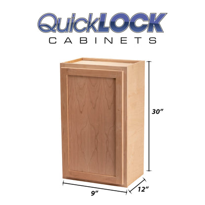Quicklock RTA (Ready-to-Assemble) Winding River Collection - 30" Tall Wall Kitchen Cabinets | Particle Board | Made in America | Soft Close Hardware