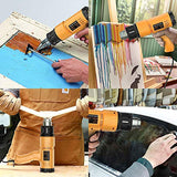 SEEKONE Heat Gun 1800W Heavy Duty Hot Air Gun Kit With Carry Case Variable Temperature Control 122℉~1112℉（50℃- 600℃） Overload Protection with 4 SEEKONE