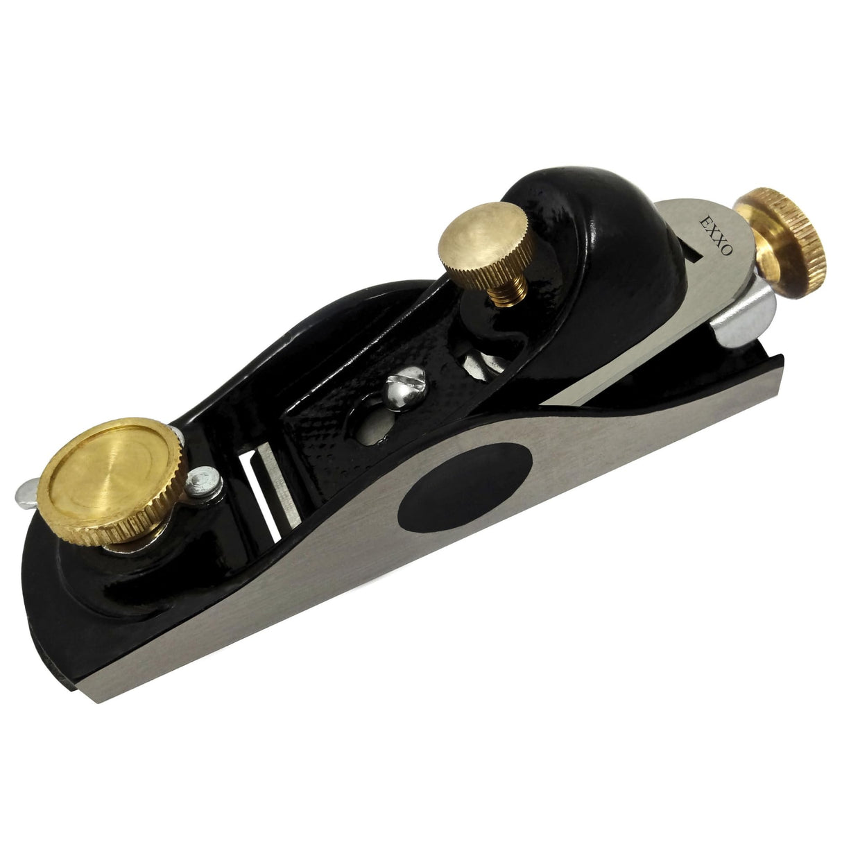 EXXO Adjustable Block Plane - Precision Woodworking Tools For Professional Wood Workers & Home Improvement | Deep Cutting Adjustable Hand Planer Tool EXXO