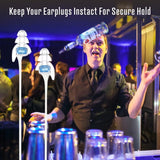 Hearprotek High Fidelity Concert Ear Plugs, Noise Reduction Music Earplugs, Hearing Protection for Musicians, Festival, DJ’s, Nightclub, Concerts, Hearprotek