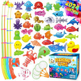 Goody King Magnetic Fishing Game Pool Toys for Kids - Bath Outdoor Indoor Carnival Party Water Table Fish Toys for Kids Age 3 4 5 6 Years Old 2 Goody King
