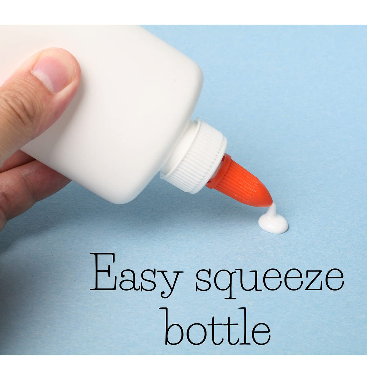 1InTheOffice White Glue Bottles, Washable School Glue White, No-Run 4 oz. 4/Pack 1InTheOffice