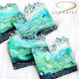 6 Pack Geode Coaster Molds for Resin + ResinWorld Resin Coaster Molds ResinWorld