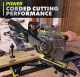 RYOBI ONE+ HP 18V Brushless Cordless 10 in. Sliding Compound Miter Saw Kit with 4.0 Ah HIGH PERFORMANCE Battery and Charger Ryobi