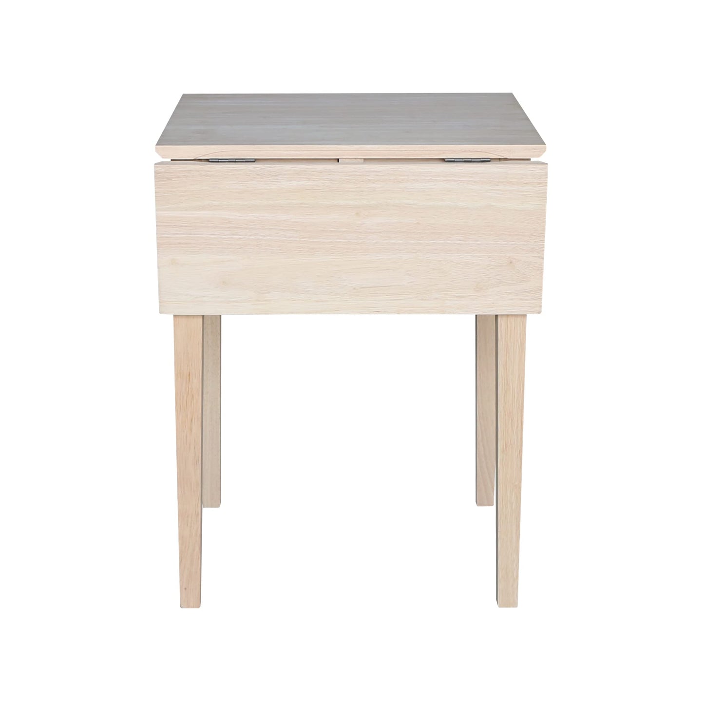International Concepts Small Drop-leaf Table, Unfinished