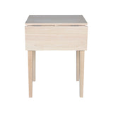 International Concepts Small Drop-leaf Table, Unfinished IC International Concepts