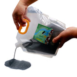 5 lbs Rock Tumbler Grit Step 1 Tumbler Media Grit,Rock Polishing Grit Media, Works with Any Rock Tumbler, Rock Polisher, Stone Polisher,COARSE 60/90 GANGOU