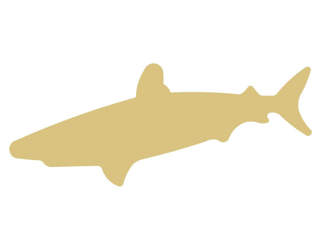 Shark Cutout Unfinished Wood Nautical Decor Door Hanger Ocean Beach House MDF Shaped Canvas Style 5 Diverse Woodworking