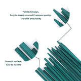 Green Bamboo Plant Stakes, Plant Sticks Support for Indoor and Outdoor Plants, Garden Wood Sturdy Bamboo Sticks, Floral Plant Support Stakes for Stroller