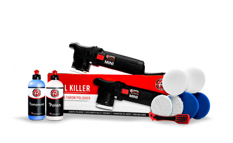 Adam's Polishes Swirl Killer 12mm Car Buffer Polisher Kit, Orbital Polishing Paint Correcting Tool, Car Scratch Remover, Correcting Polish, Use Post Adam's Polishes