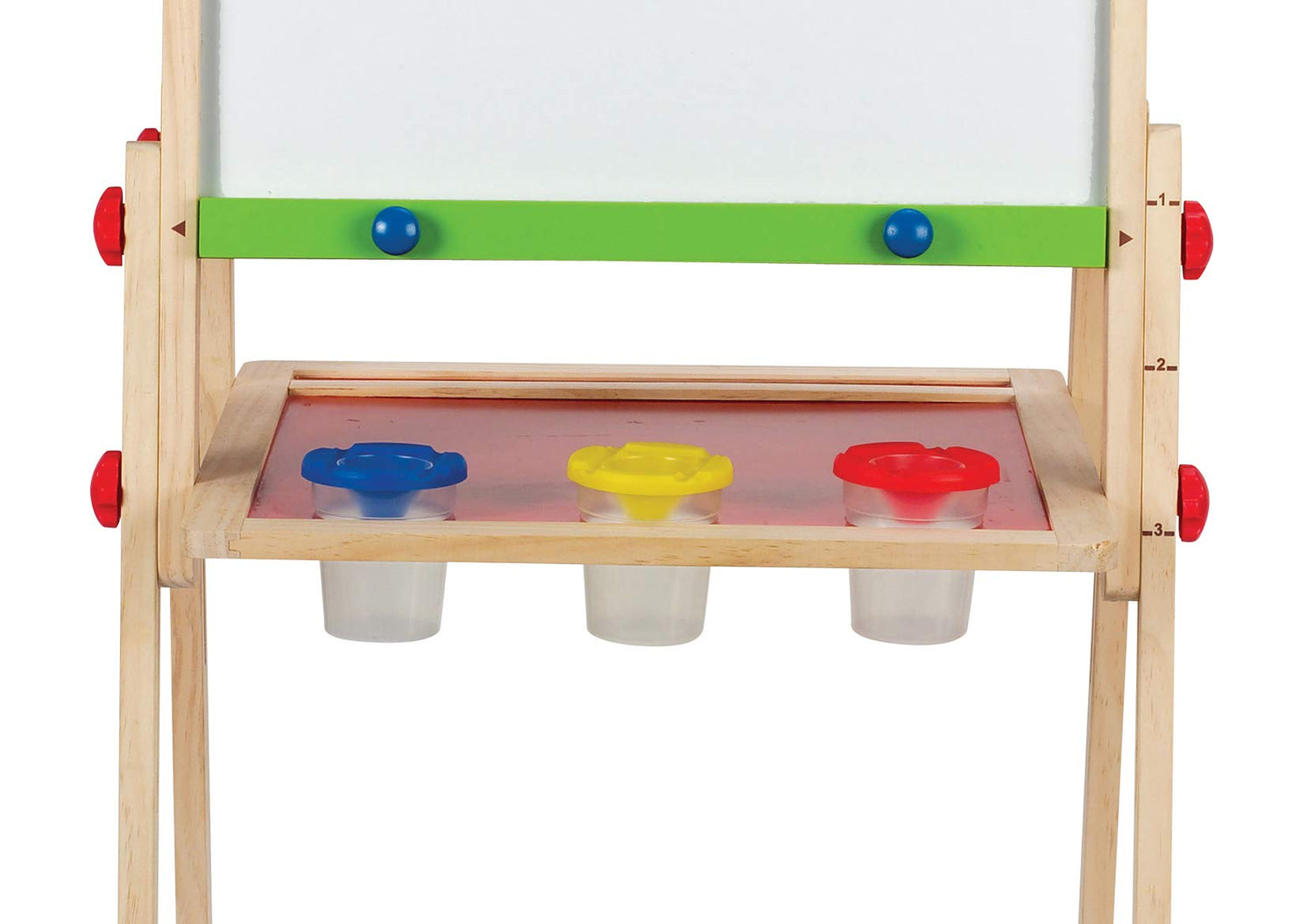 Award Winning Hape All-in-One Wooden Kid's Art Easel with Paper Roll and Accessories Cream, L: 18.9, W: 15.9, H: 41.8 inch Hape
