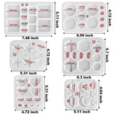 RESINWORLD Multi-Functional Small Silicone Molds Set for Resin + 16pcs Variety Geometric Pendant Silicone Molds with Hanging Hole ResinWorld