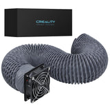 Creality Official Fume Extraction Kit, 4000 RPM High-Efficiency Ventilation Fan, Exhaust Smoke & Odors, Compatible for 3D Printer Enclosure with Fan Creality