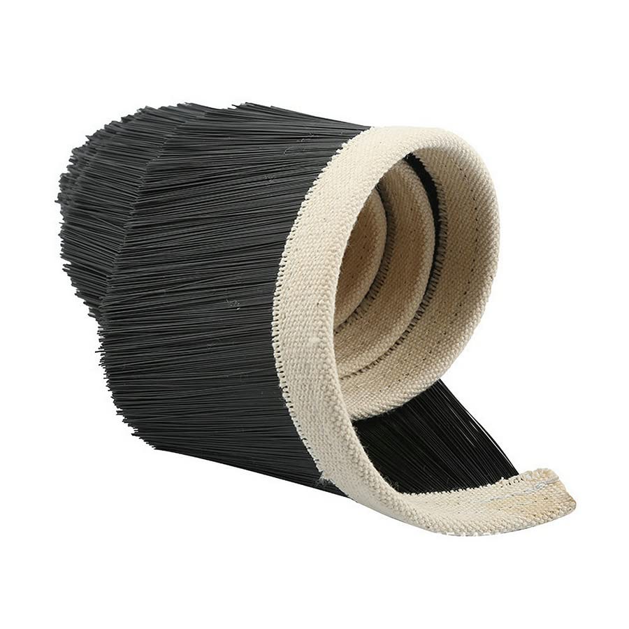 Nylon 1M Brush Vacuum Cleaner Engraving Machine Dust Collector Cover 70/100MM For CNC Router To Spindle Motor Milling Machine (Black/70MMX1M) Generic