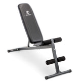 Marcy Exercise Utility Bench for Upright, Incline, Decline, and Flat Exercise SB-261W , Black , 42.00 x 19.00 x 51.00 inches MARCY