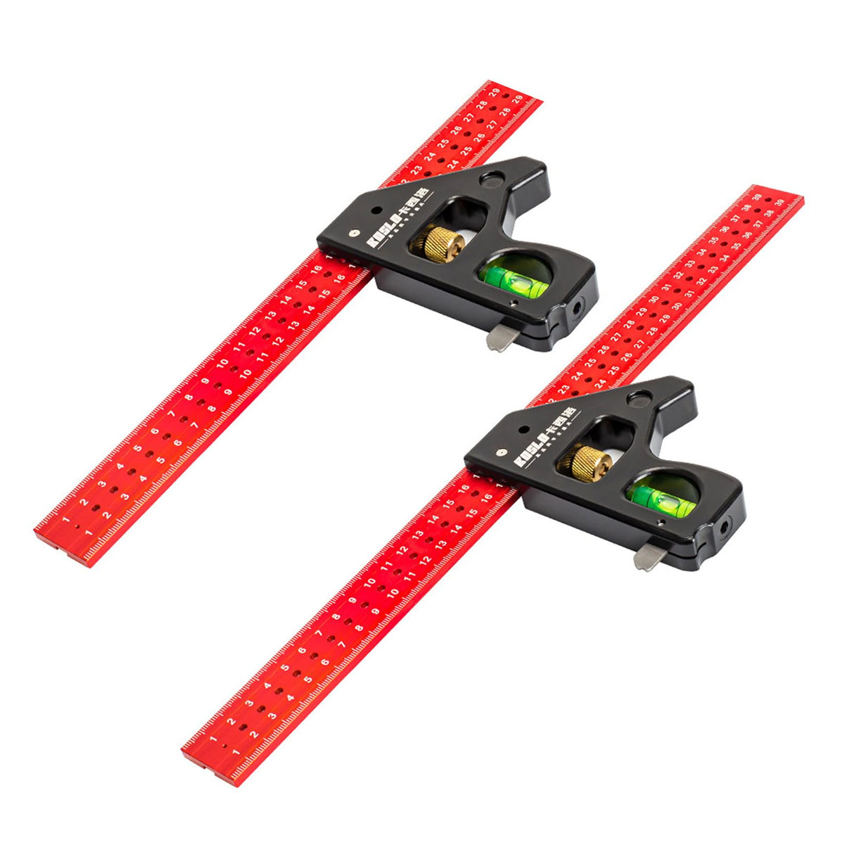 Multifunctional Carpenter's Combination Angles Ruler Metal Measuring Instrument For Accurate 90/45 Degree Angles Durable Combination Square Leimezsty