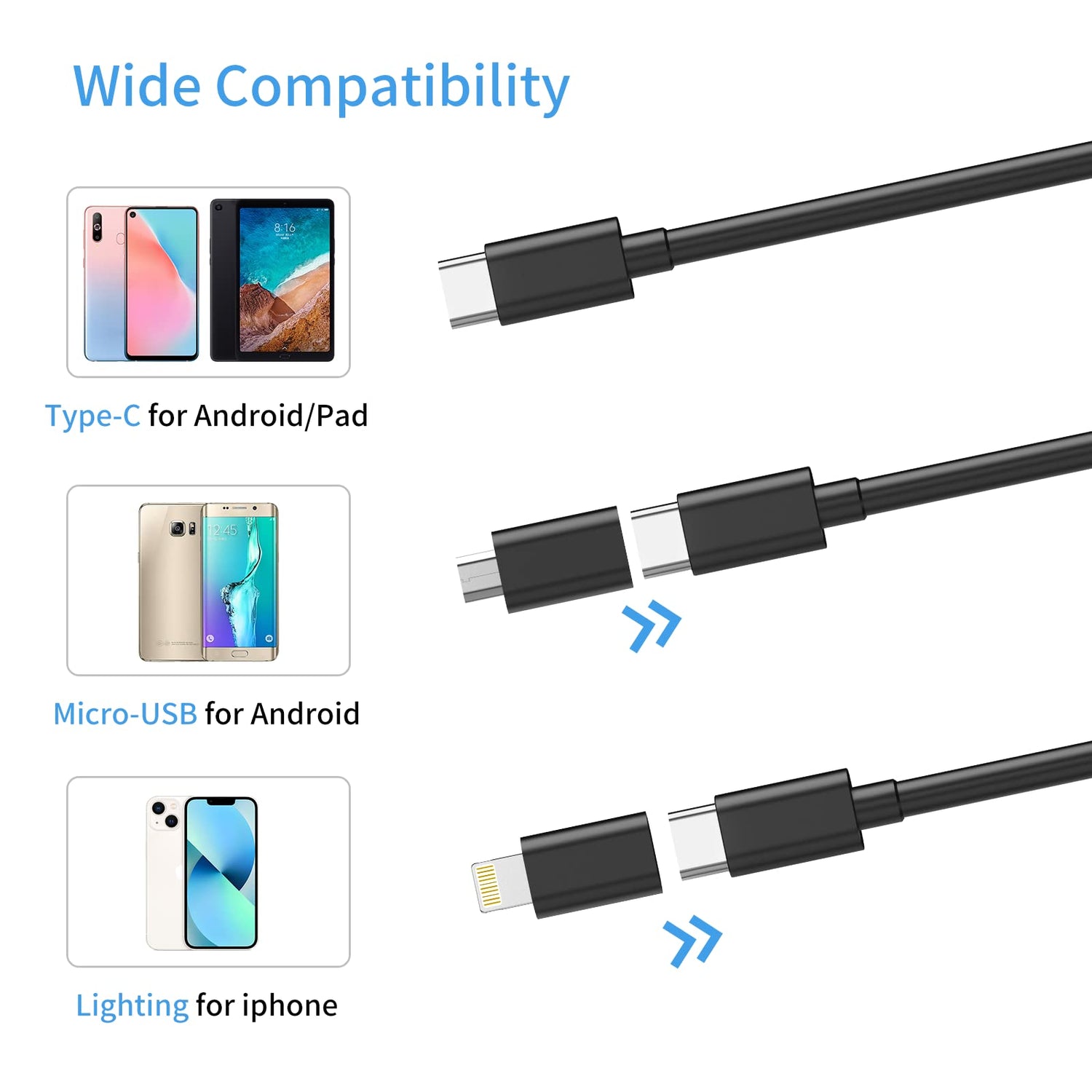 Endoscope Camera with Light,1080P HD Borescope with 6 LED Lights 9.8FT Semi-Rigid Snake Cabl,IP67 Waterproof Industrial Inspection Camera Compatible SIBOST