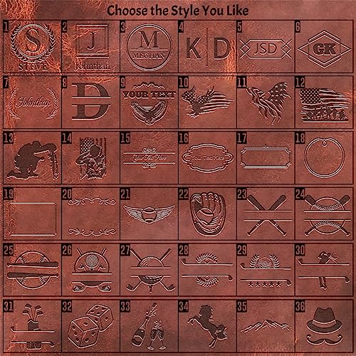 UBMPJ Personalized Toiletry Bag for Men Custom PU Leather Travel Shaving dopp Kit Laser Engraved Name/Initial Gift For Birthday, Fathers Day, UBMPJ