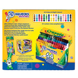 Crayola Pip-Squeaks Skinnies Washable Markers (64ct), Mini Markers for Kids, Coloring Markers, Craft Supplies, Kids Holiday Gift, 3+ Crayola