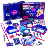GirlZone Ultimate Secret Agent Writing Set, Exciting Spy Kit and Fun Stationery Set with Spy Pen Toy, Stationery Paper and Envelopes Set for Spy GirlZone