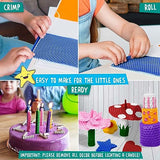 Beeswax Candle Making Kit for Kids - 100% Pure Bees Wax (16 Multicolor Sheets) DIY Candle Rolling Supplies for DIY Art Craft and STEM Projects for Candleology