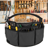 Tool Belt Pouches for Men Utility Belt Electrician Tool Bag Canvas Gardening Waist Tool Pouch with 13 Pockets for Men Women Carpenters Electricians FASHIXD
