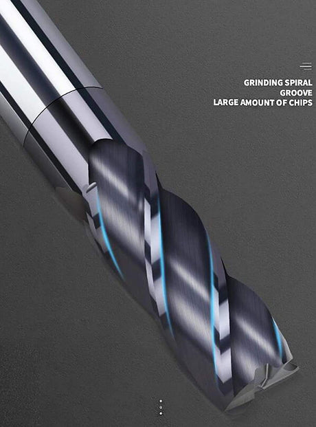 8pcs 2-12mm CNC Square Nose End Mills,Carbide Tungsten Steel 4 Fultes Milling Cutter, Router Bits Rotary Bits Tool Straight Shank 2-12mm Hunricho