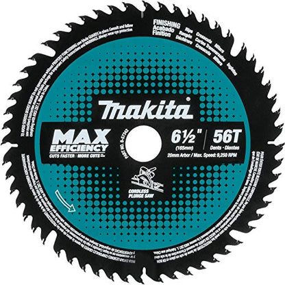 Makita B-57342 6-1/2" 56T Carbide-Tipped Cordless Plunge Saw Blade - WoodArtSupply