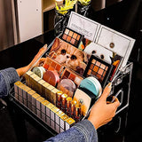 YIEZI Nail Polish Organizer 84 Bottles of 7 Layers Sunglass Organizer Acrylic Display Rack Eyeglasses Storage Essential Oils Holder Makeup Organizer YIEZI