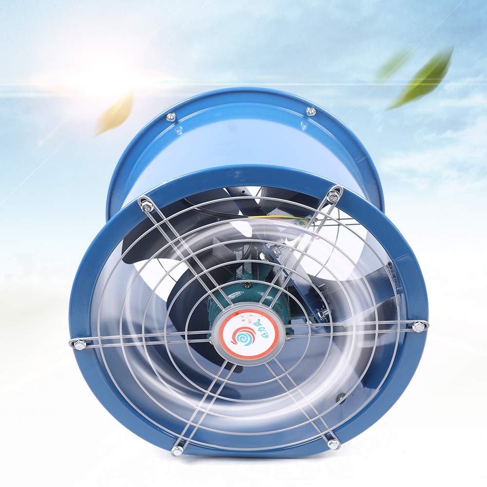 Tube Axial Fan Explosion-Proof Exhaust Fan High Velocity Utility Blower, Cylinder Pipe Axial Fan Ventilator Fan Spray Booth Paint Fumes Exhaust Flow Upyouths