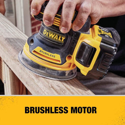 Dewalt DCW210BR 20V MAX XR Brushless Variable-Speed Lithium-Ion 5 in. Random Orbital Sander (Tool Only) (Renewed) - WoodArtSupply