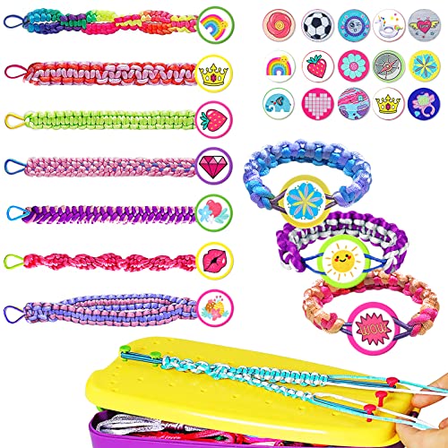 134pcs Friendship Bracelet Making Kit Toys for Teen Girls, Ages 6 7 8 9 10 11 12 Year Old Girl Gifts, Birthday or Party Present Arts and Crafts Gimp Yazhiji
