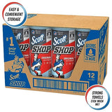 Scott® Shop Towels Original (75147), Blue, (55 Towels/Roll, 12 Rolls/Case, 660 Towels/Case) SCOTT SHOP ORIGINAL