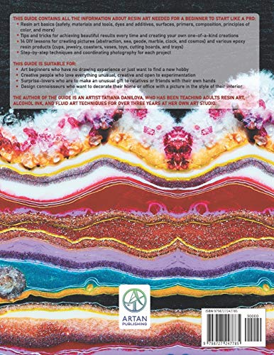 Resin Art. A Step by Step Guide for Beginners: How to Work with Craft Epoxy Resin. Basics Tips Techniques Troubleshooting and 14 Lessons for Creating WoodArtSupply