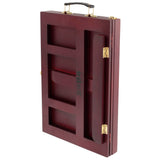 SoHo Urban Artist Wooden Desk Easel & Drawing Stand – Foldable, Lightweight Drawing Table - Mahogany Finish Painting Easel Soho Urban Artist