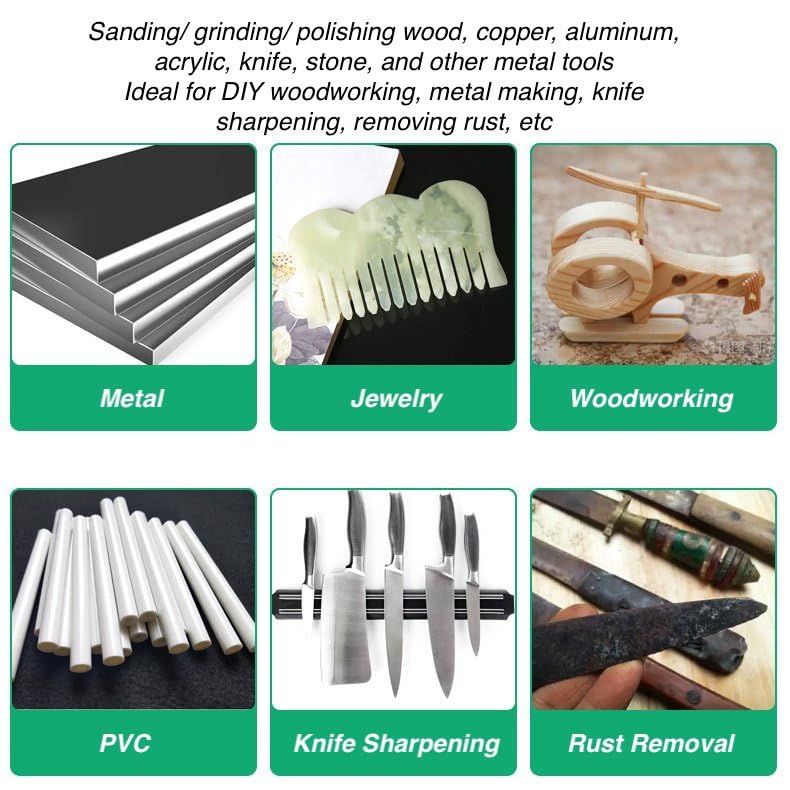 Mefape Mini Belt Sander w/Variable Speed Control & Digital Display, 350W Power Sander for Woodworking Metal Precision Angle Adjustable Grinder, Inner Mefape