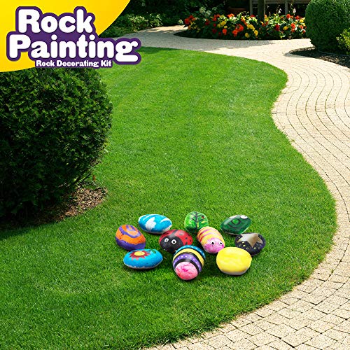 Rock Painting Kit - Craft Kit for Kids 6+ - WoodArtSupply