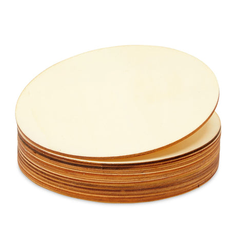 Juvale 12 Pack 6 Inch Unfinished Wood Circles for Crafts, Blank Cutout Slices for Wood Burning, Engraving, Round Wooden Discs for DIY Coasters, Art Juvale
